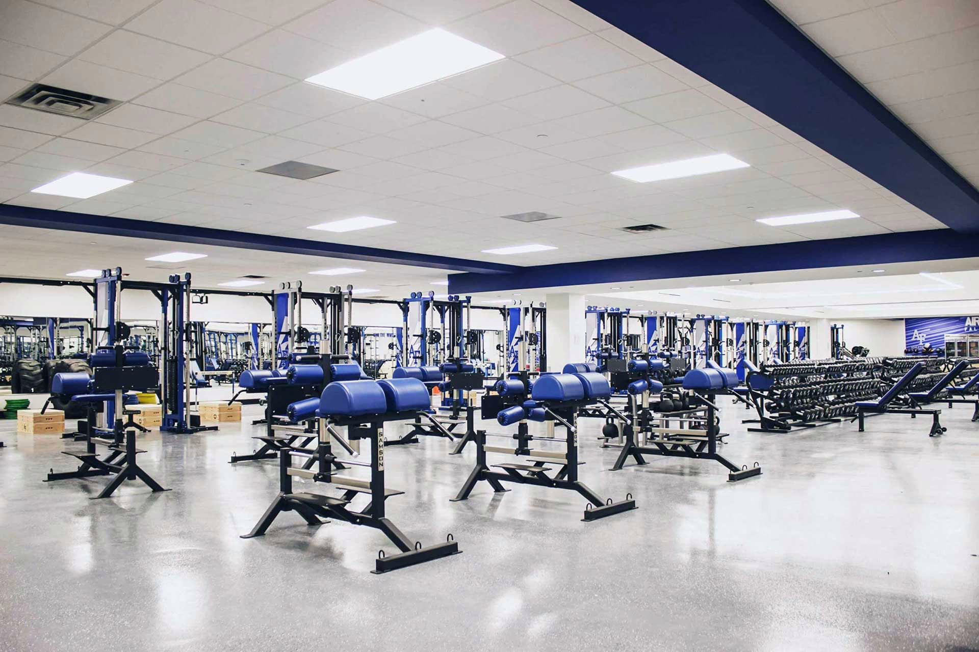 United States Air Force Academy (USAFA) Weight Room Near Colorado Springs United States Air Force Academy (USAFA) Olympic Sports Weight Room by Samson Equipment in Colorado Springs