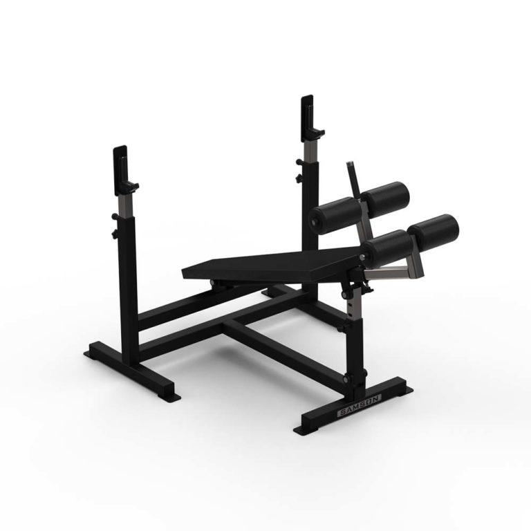 Olympic Decline Bench (3″)/Adj. Cups