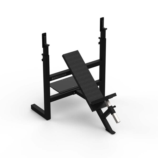 104OHH Website Olympic Incline Bench (3")/Adj. Cups