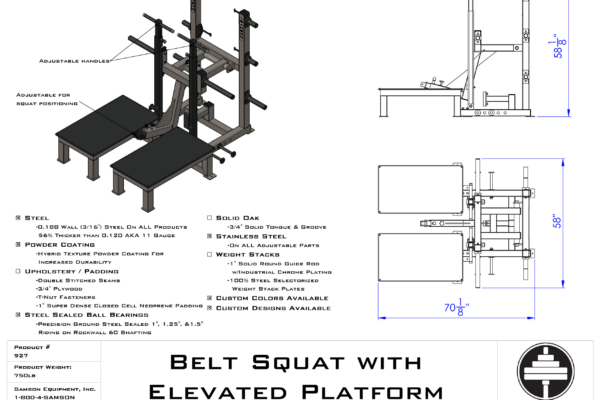 Belt Squat by Samson Equipment Inc. 972