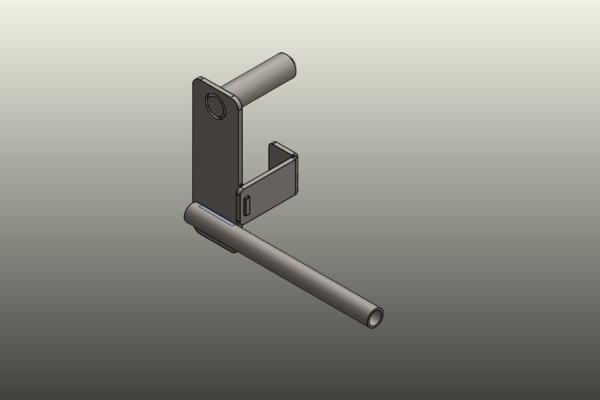 Samson Equipment SSH Safety Squat Handles Rack Attachment (Pair) SKU: SSH cut sheet