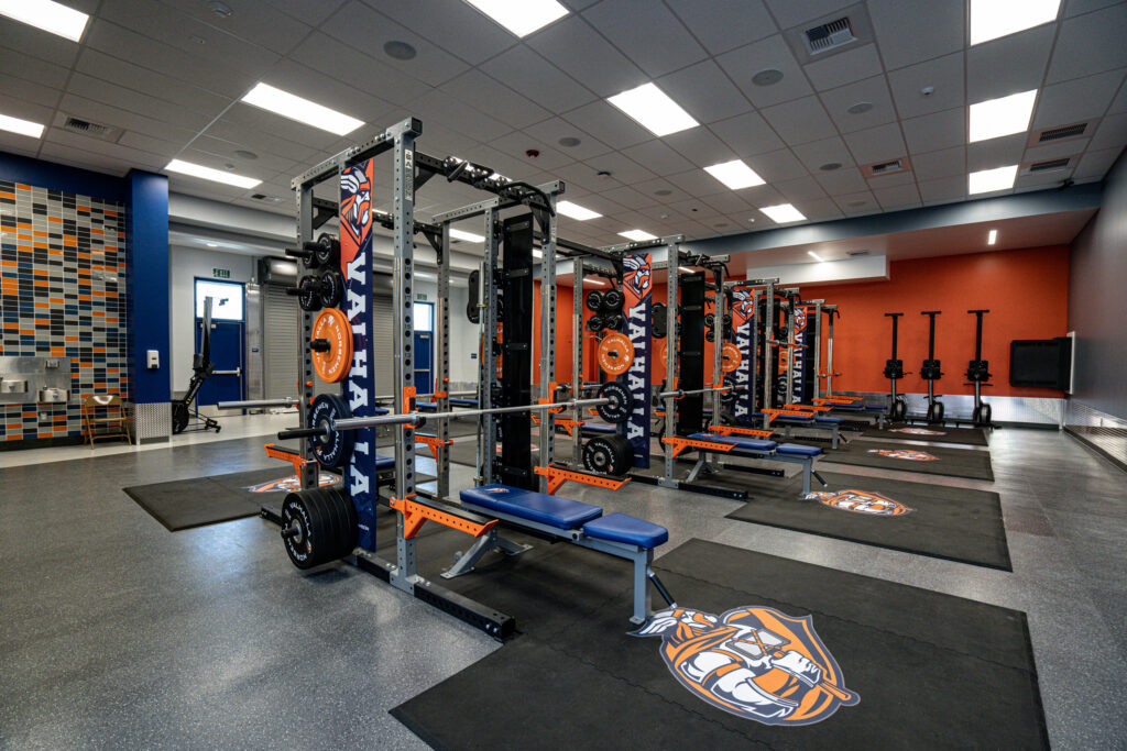 Valhalla High School Weight Room Full