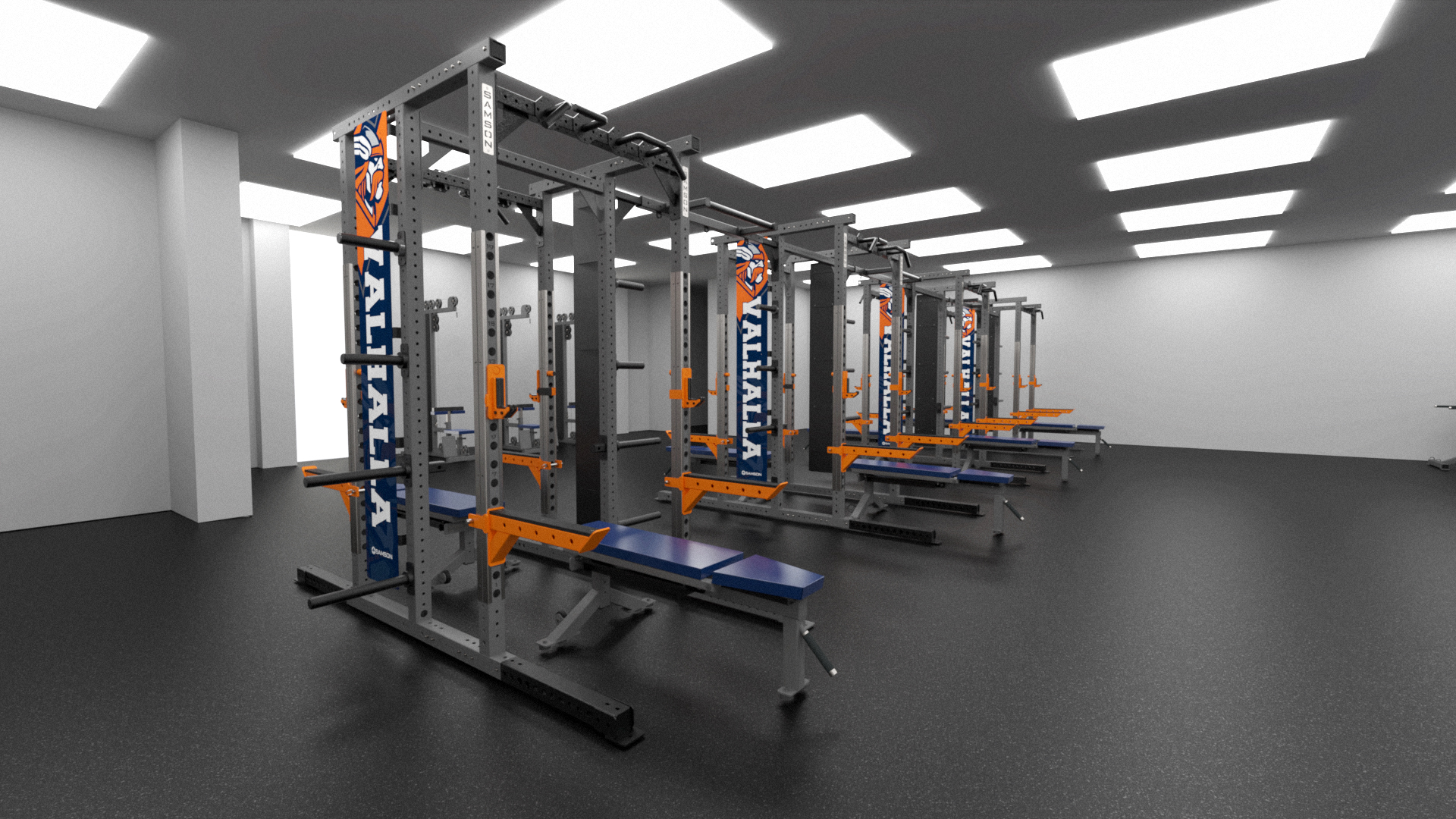 Valhalla Room Camera Camera 3 Visualizing in 3D: Designing a Weight Room Layout in 2023