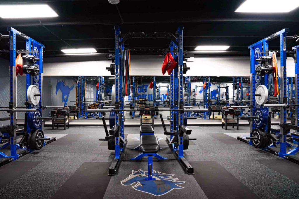 Samson Equipment: Professional Weight Room Solution Manufacturer & Designer Dobson High School Weight Room by Samson Equipment Mesa Arizona