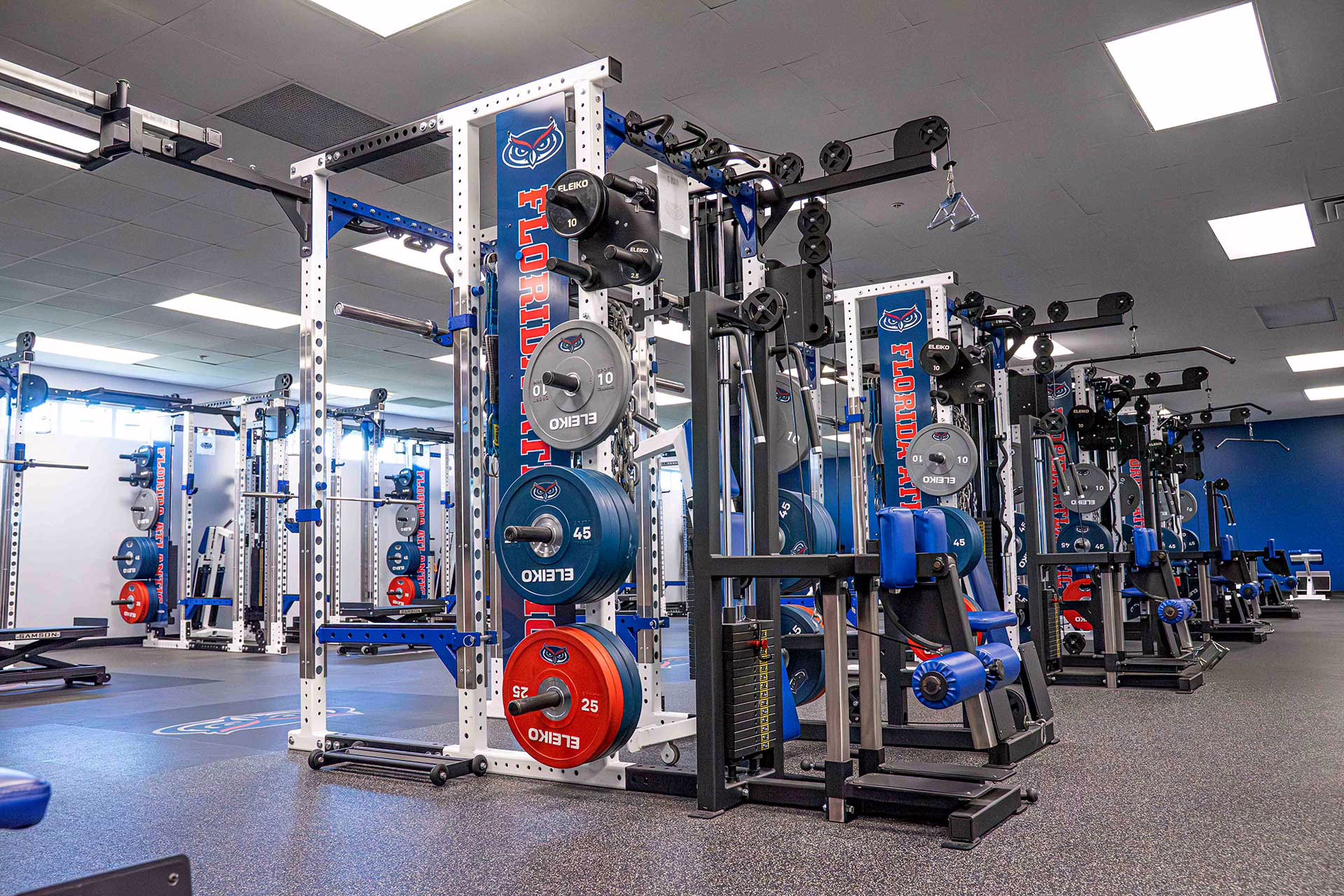 FAU Basketball Weight Room: Built Different Florida Atlantic Basketball Weight Room