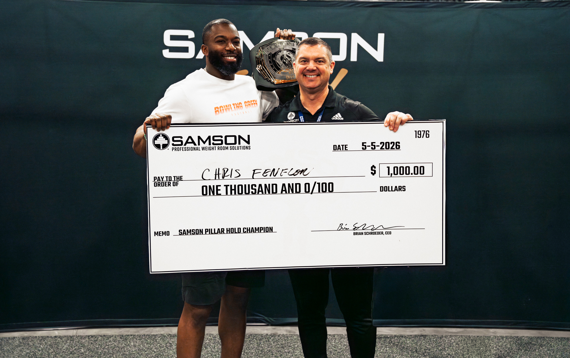 Chris Fenelon - 2026 CSCCA Samson Pillar Hold Challenge Men's Champion